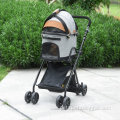 Luxury Folding Pet Stroller Dog Cat Travel Carriage